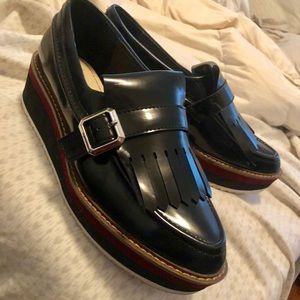 Zara platform oxfords